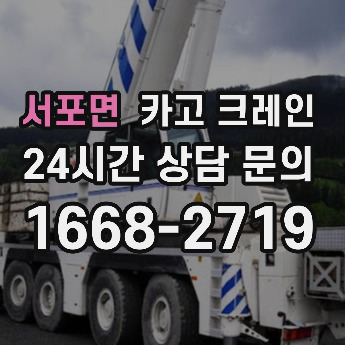 서포면 카고 크레인