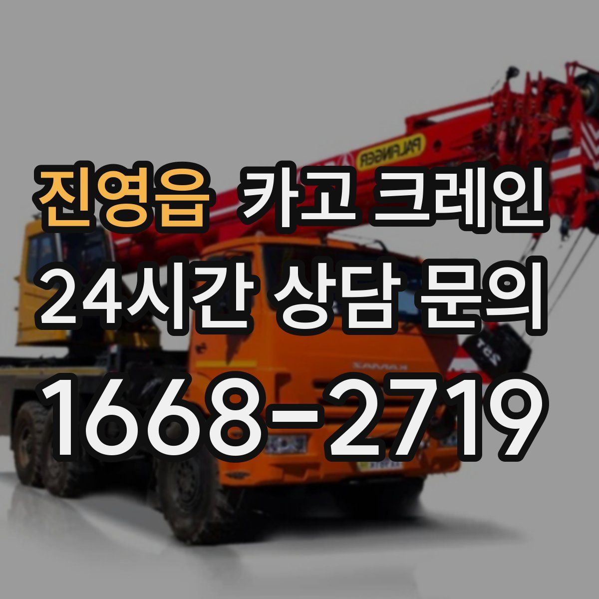 진영읍 카고 크레인