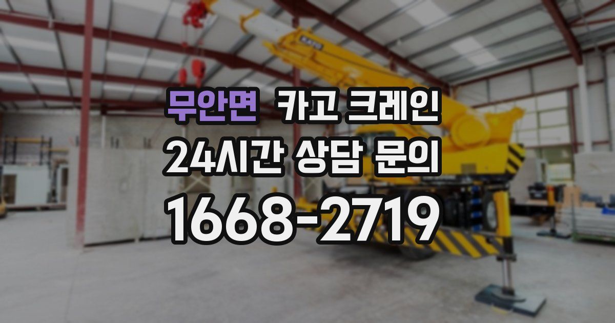 무안면 크레인
