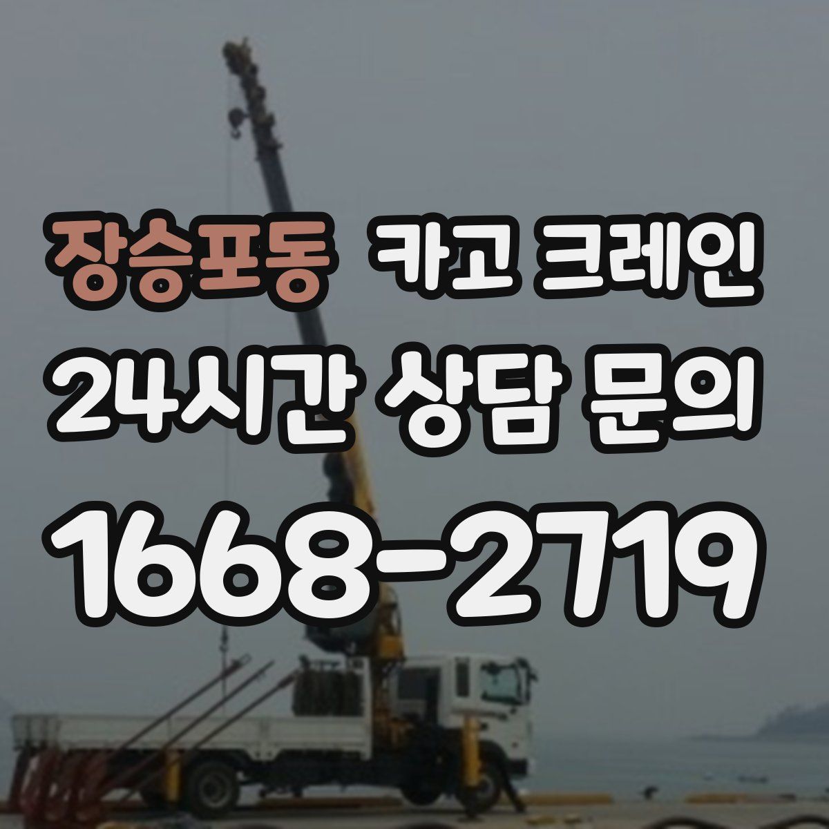 장승포동 카고 크레인