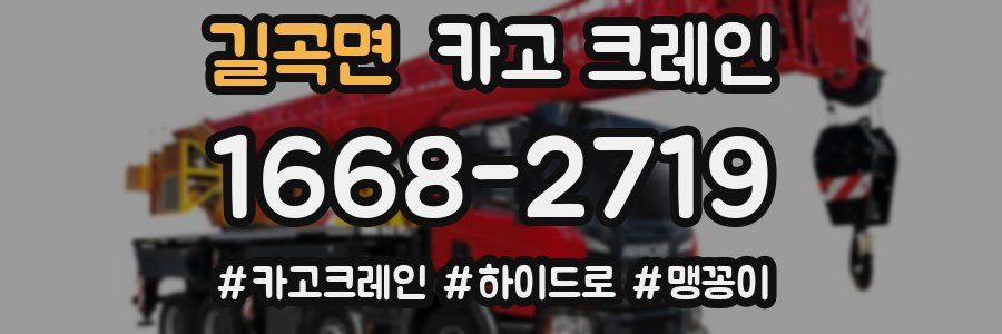 길곡면 크레인 작업