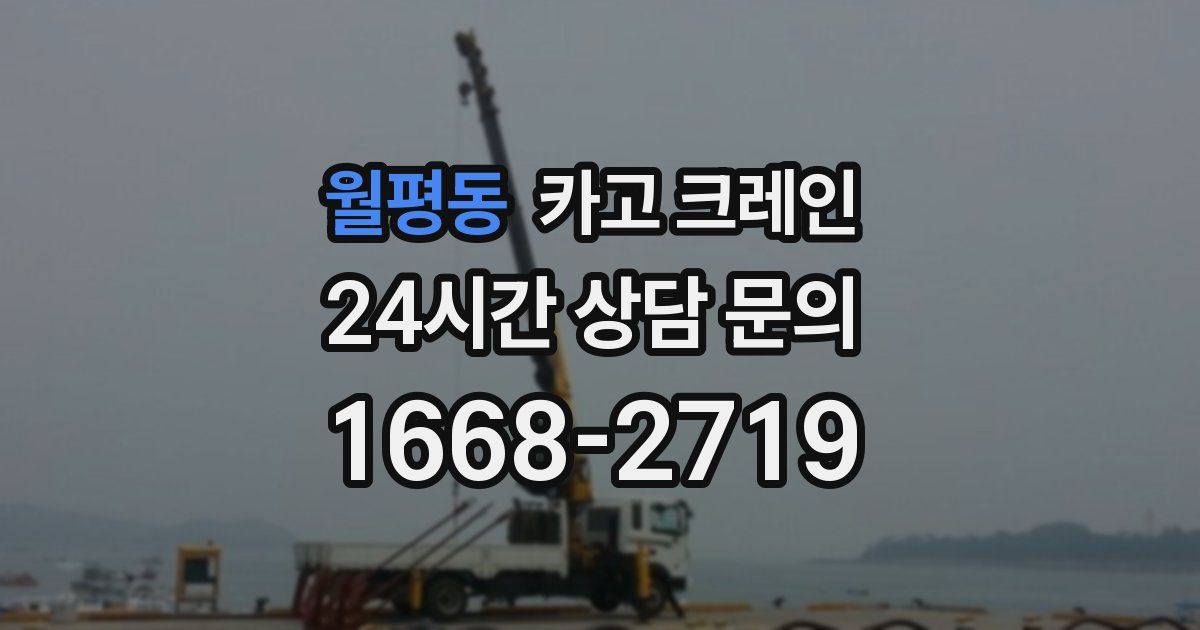 월평동 크레인