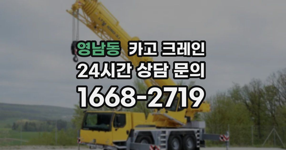 영남동 크레인