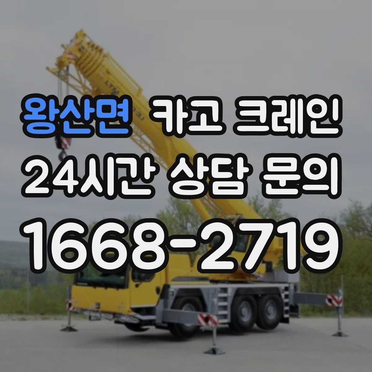 왕산면 카고 크레인 흔들림이 커질 때 즉시 멈춰야 하는 이유
