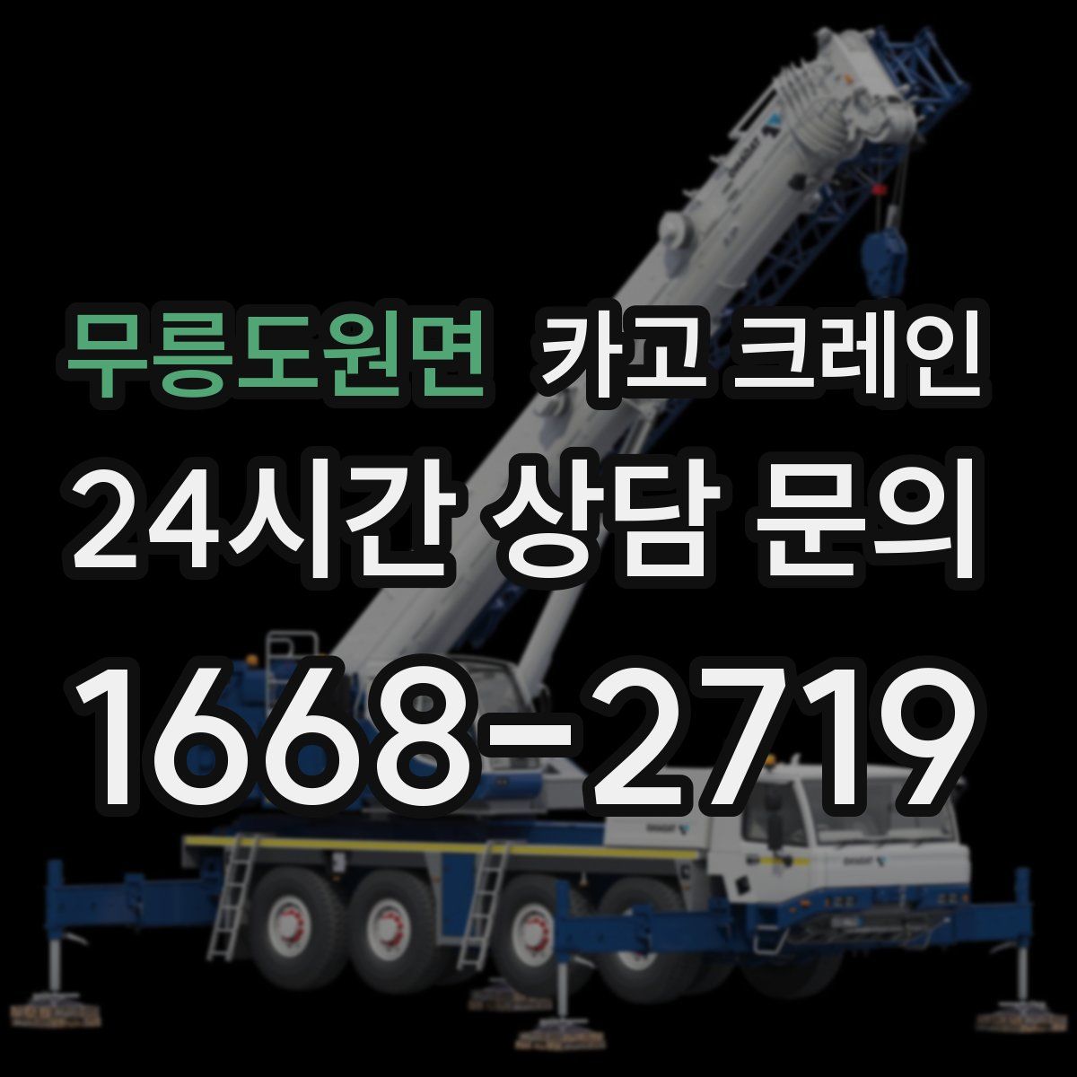 무릉도원면 카고 크레인