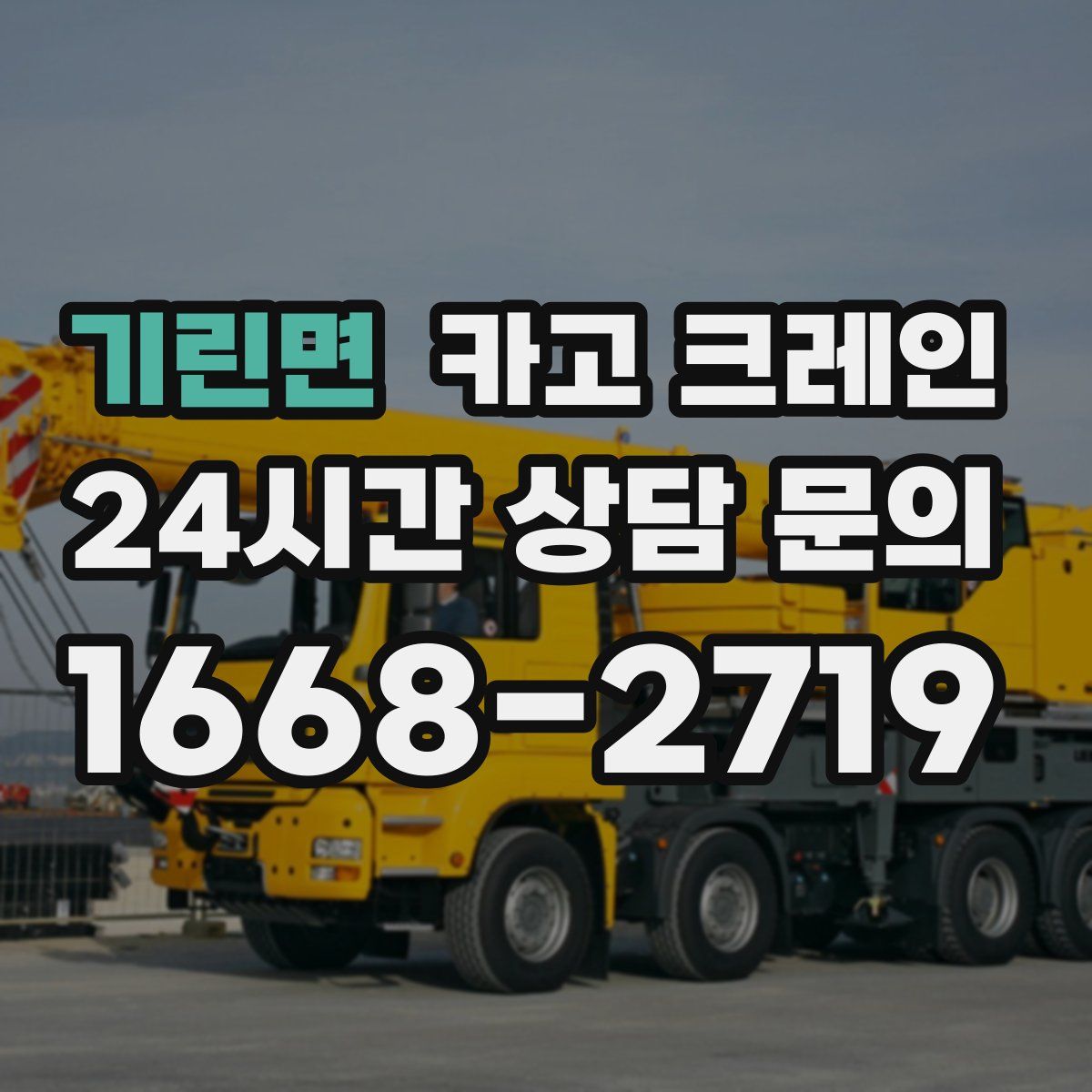 기린면 카고 크레인