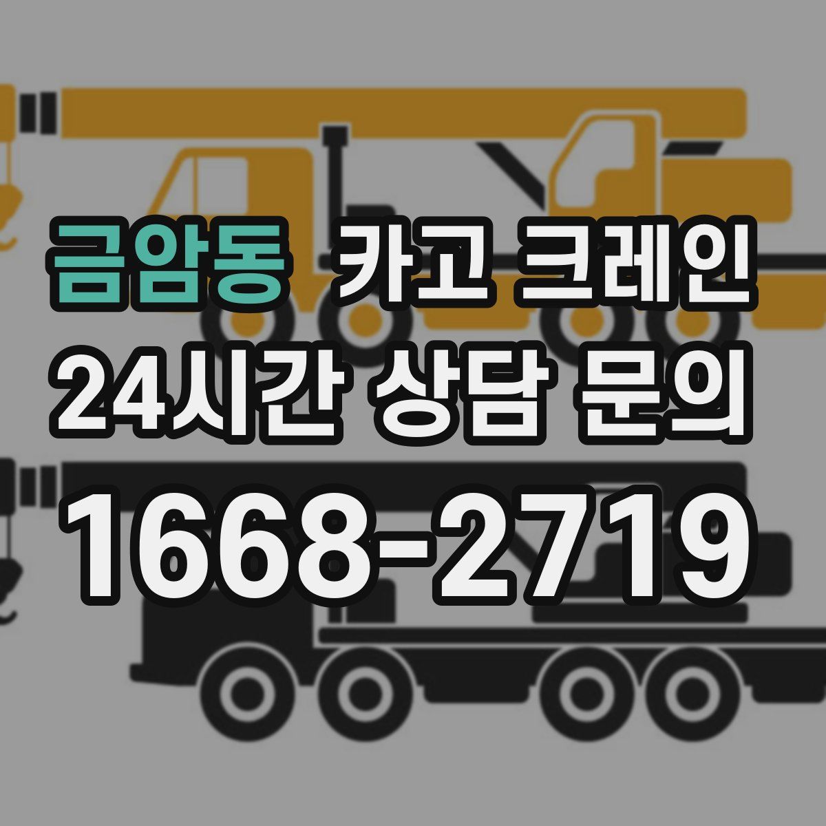 금암동 카고 크레인