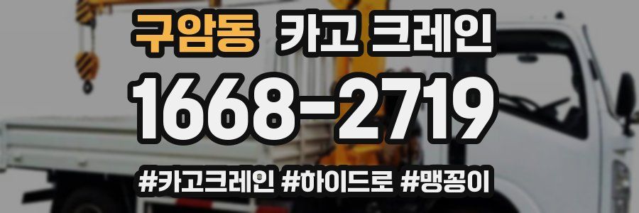 구암동 크레인 작업