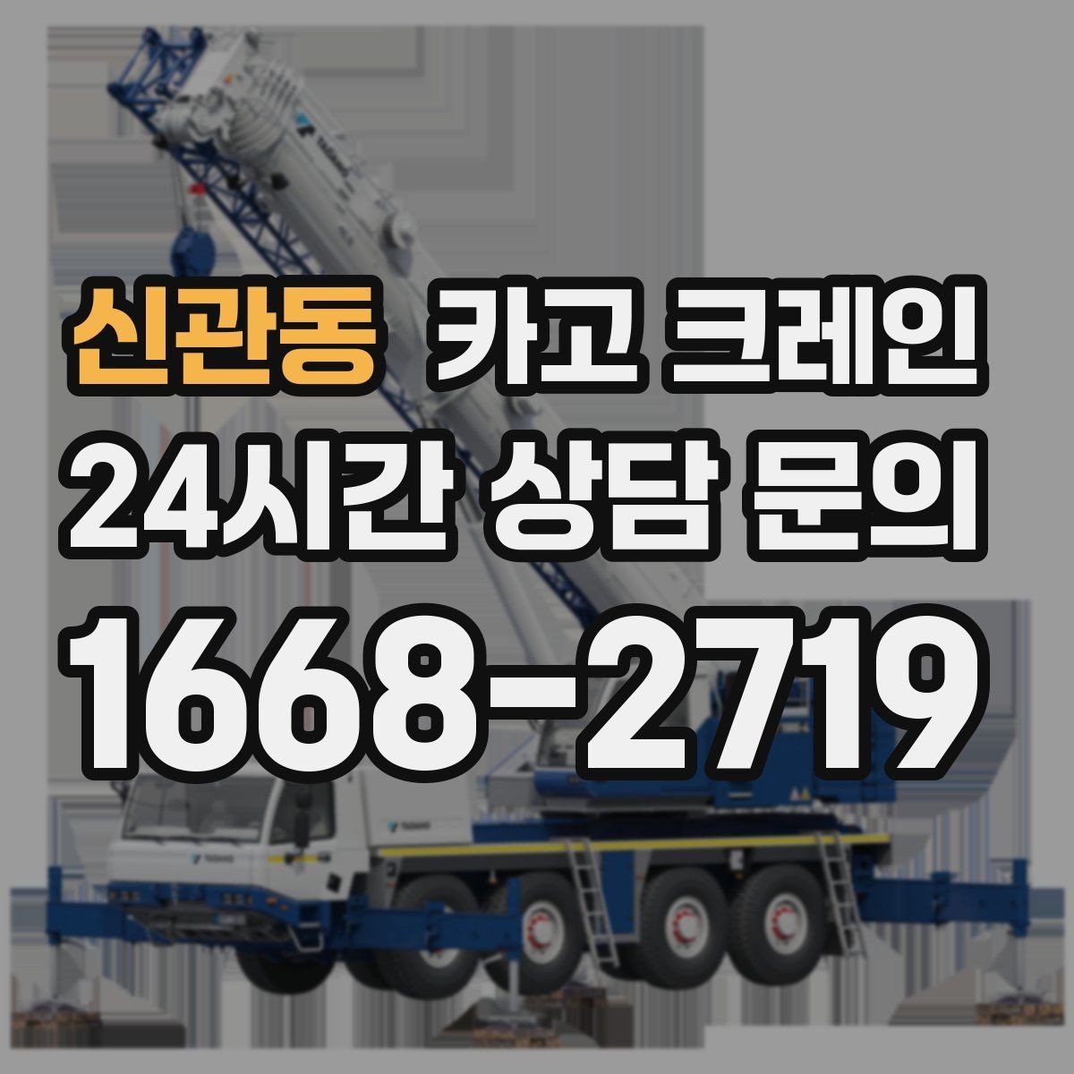 신관동 카고 크레인 매장 오픈 일정에 맞춘 투입 전략