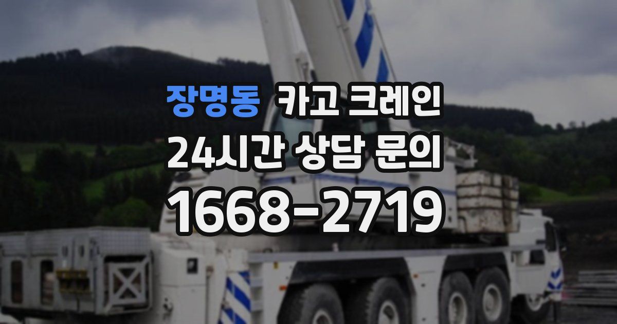 장명동 크레인