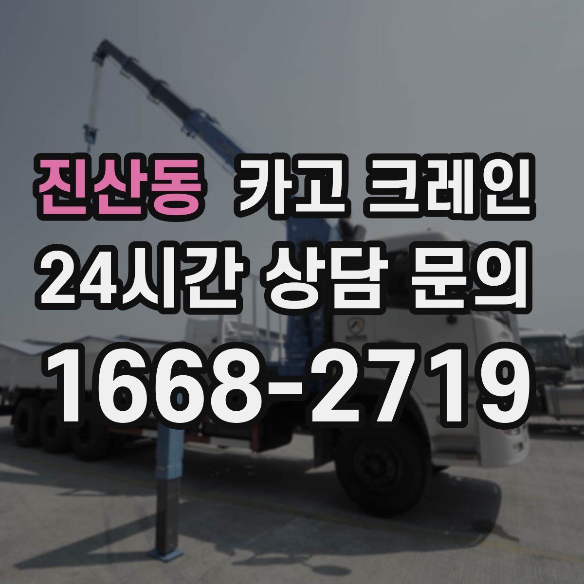 진산동 카고 크레인