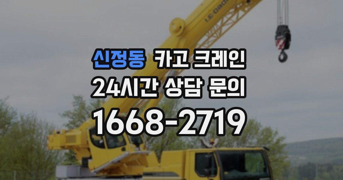 신정동 크레인