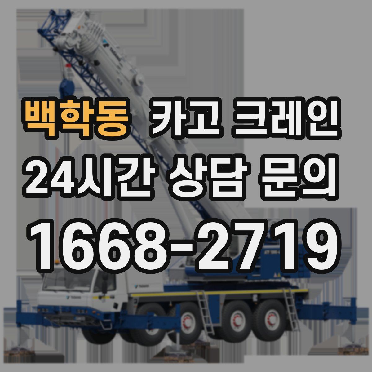 백학동 카고 크레인