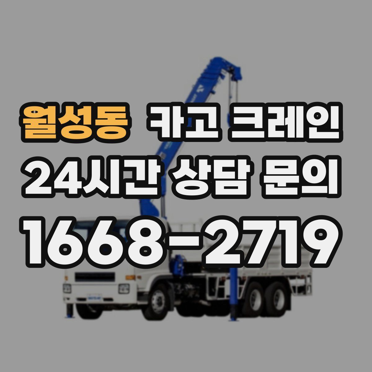 월성동 카고 크레인