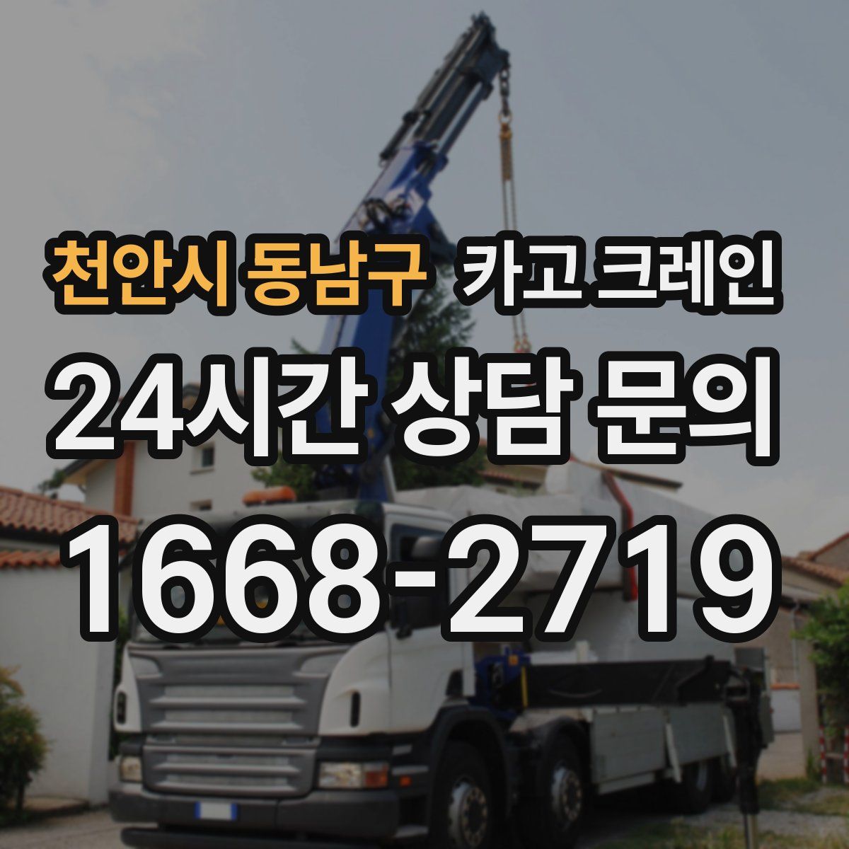 천안시 동남구 카고 크레인