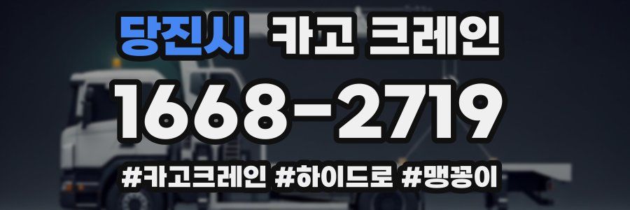 당진시 크레인 작업