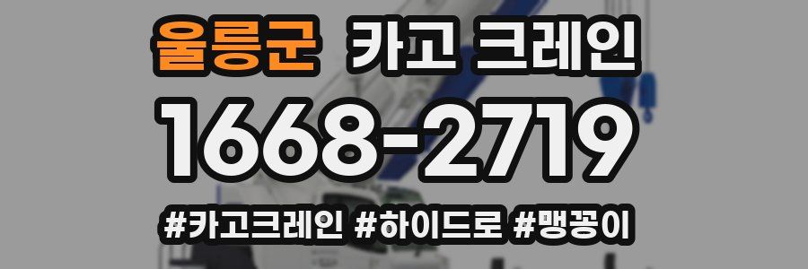 울릉군 크레인 작업