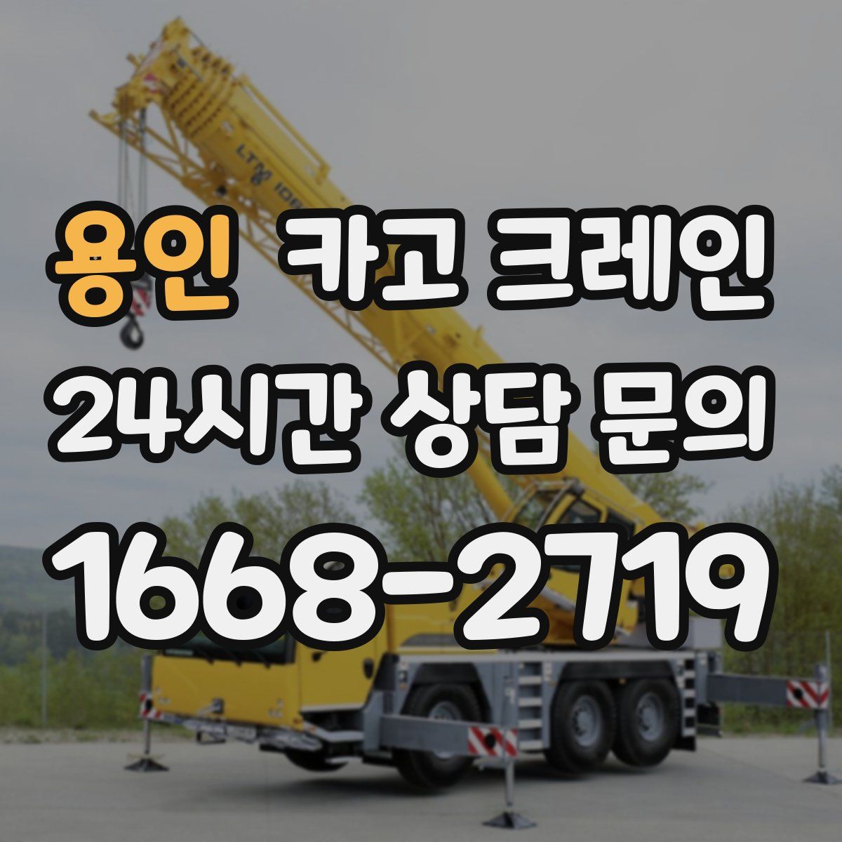 용인 카고 크레인