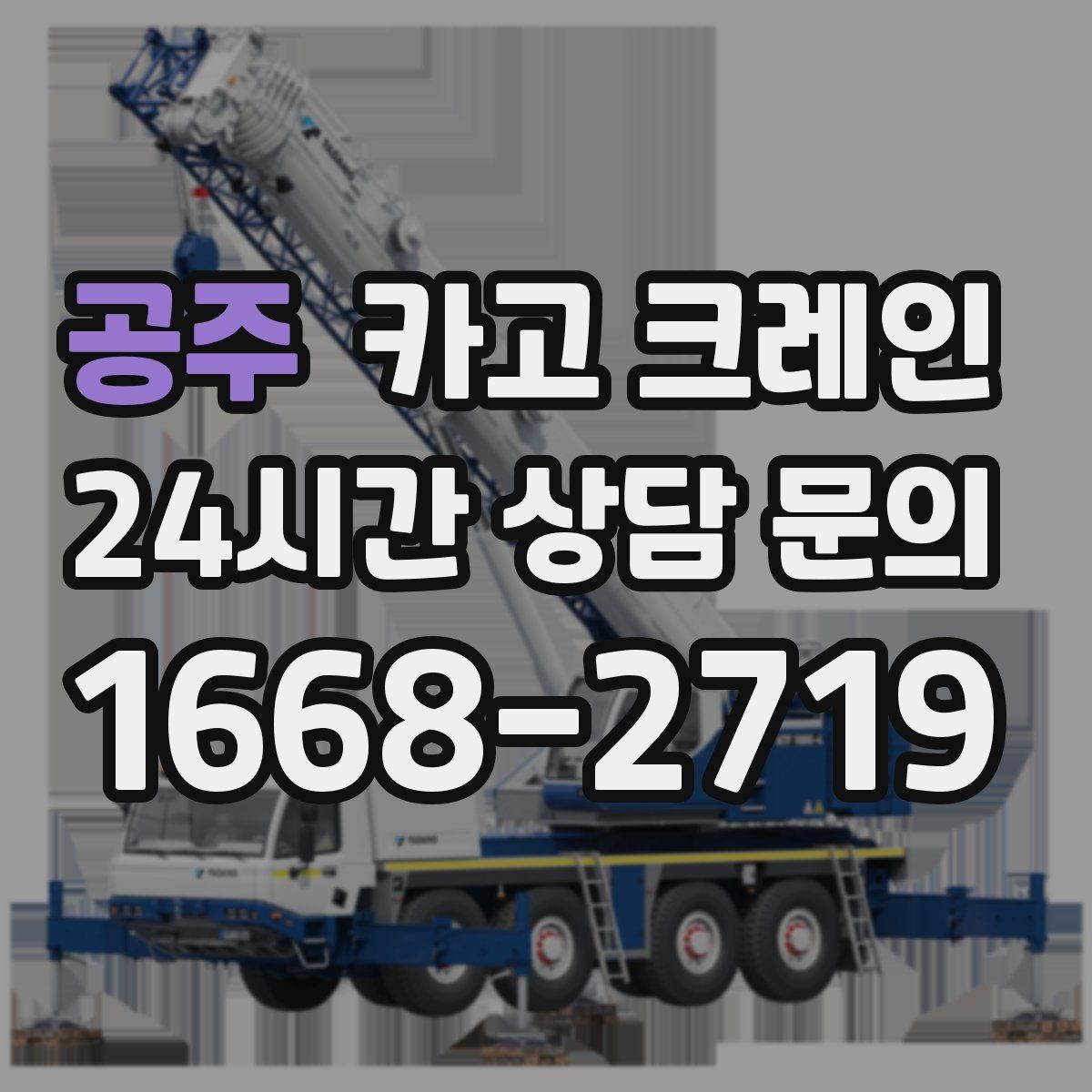 공주 카고 크레인 장비 종류별 장단점 한 번에 정리