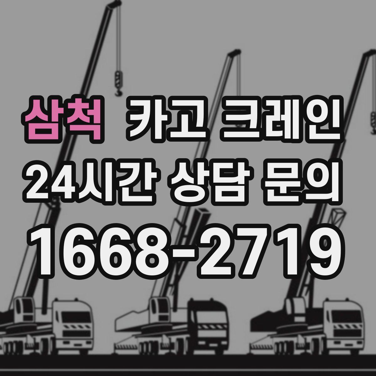 삼척 카고 크레인