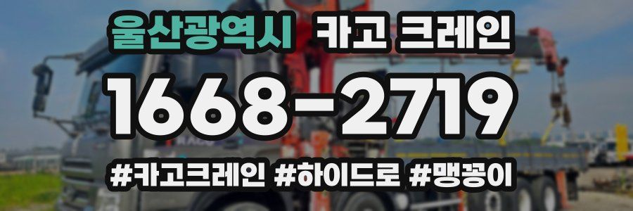 울산광역시 크레인 작업