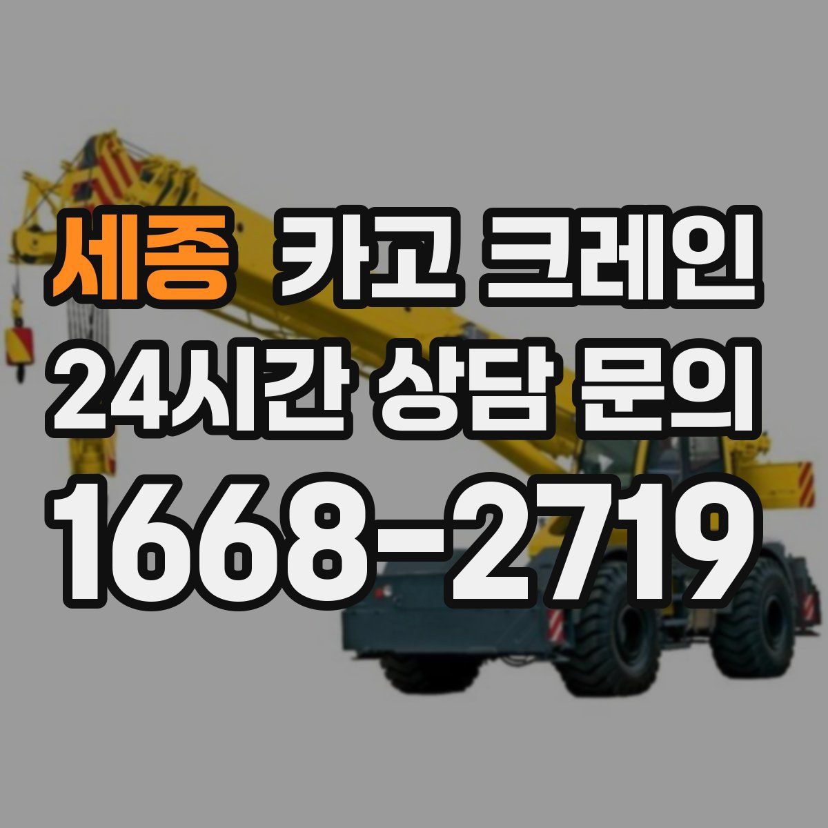 세종 카고 크레인