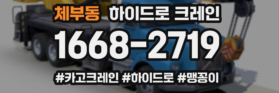 체부동 하이드로 크레인