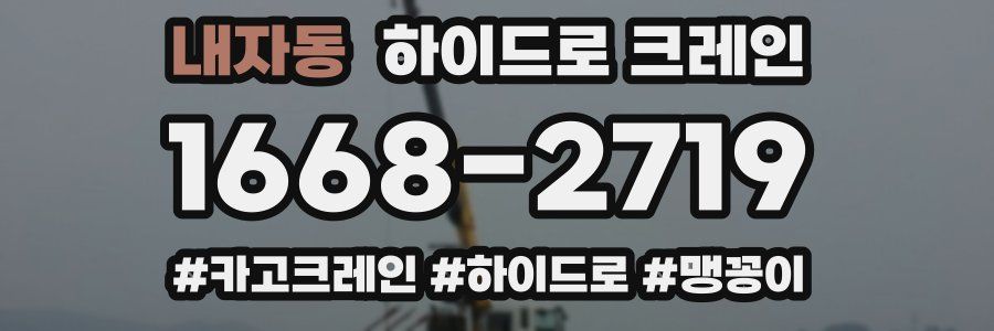 내자동 하이드로 크레인