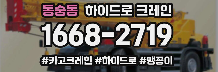 동숭동 하이드로 크레인