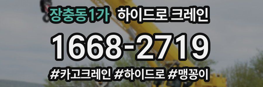 장충동1가 하이드로 크레인