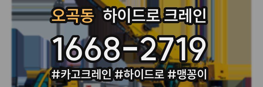 오곡동 하이드로 크레인