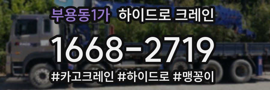 부용동1가 하이드로 크레인