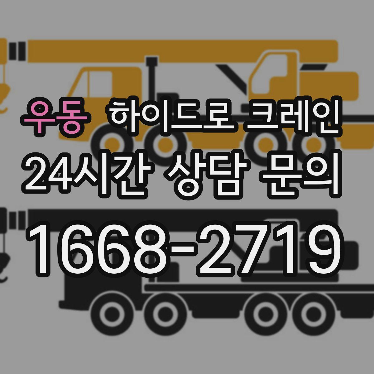 우동 하이드로 크레인