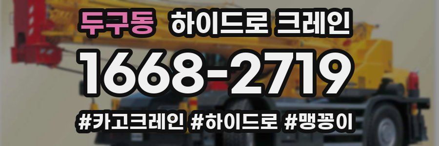 두구동 하이드로 크레인