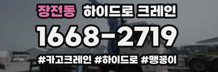 장전동 하이드로 크레인