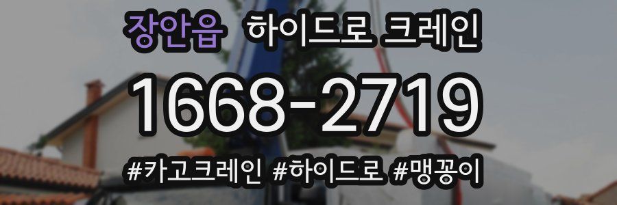 장안읍 하이드로 크레인