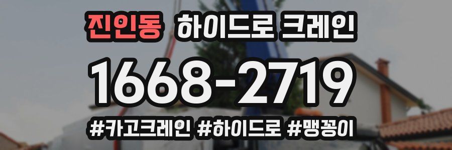 진인동 하이드로 크레인