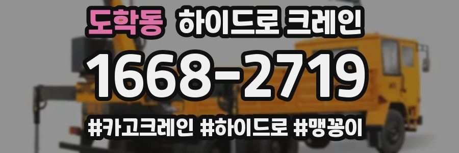 도학동 하이드로 크레인