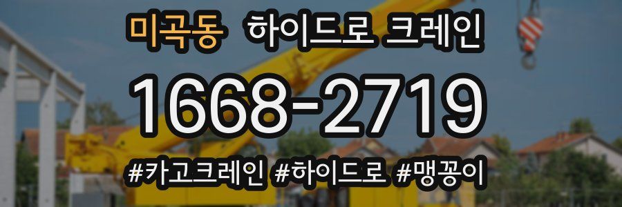 미곡동 하이드로 크레인