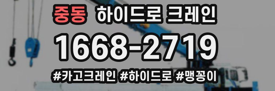 중동 하이드로 크레인