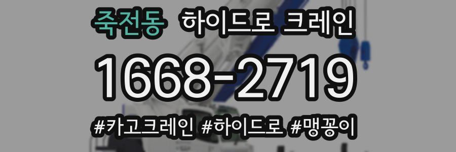 죽전동 하이드로 크레인