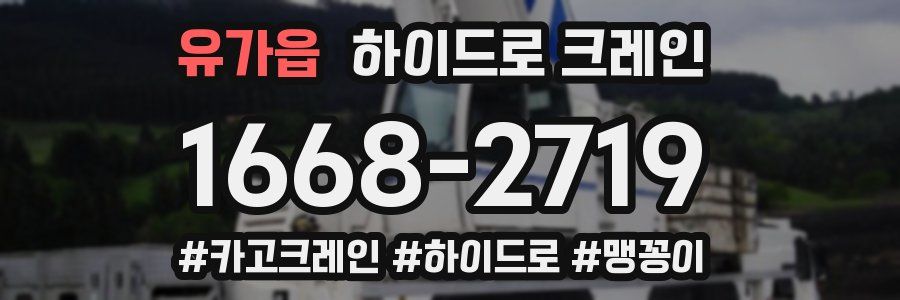 유가읍 하이드로 크레인