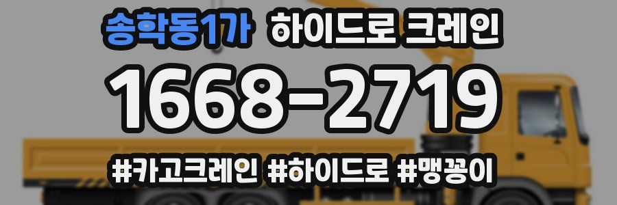 송학동1가 하이드로 크레인