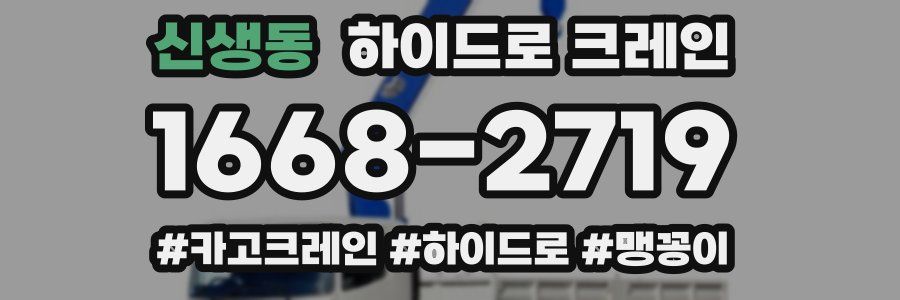 신생동 하이드로 크레인