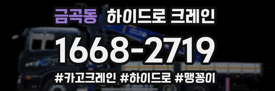 금곡동 하이드로 크레인