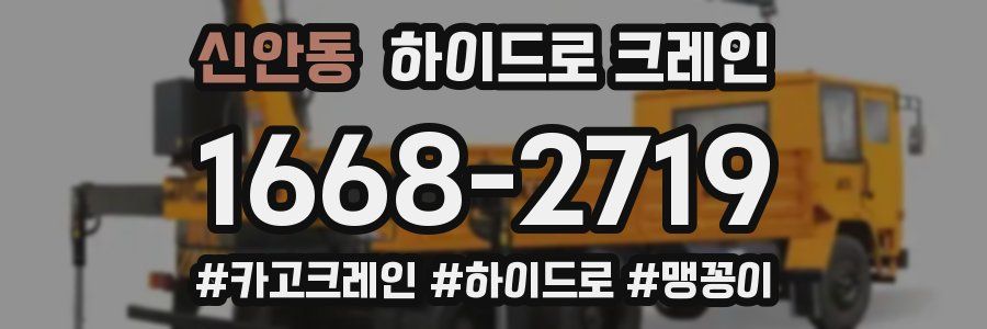 신안동 하이드로 크레인