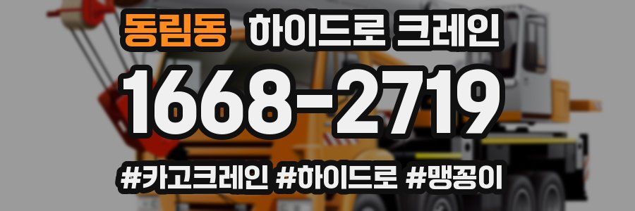 동림동 하이드로 크레인