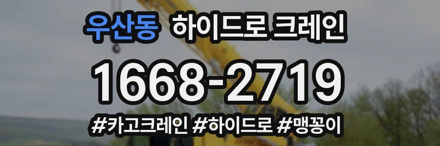 우산동 하이드로 크레인