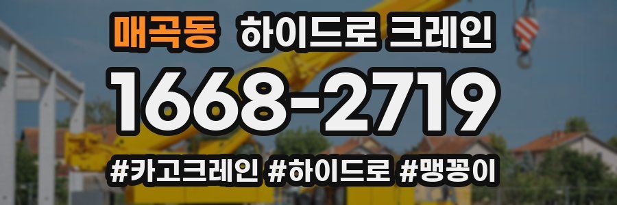 매곡동 하이드로 크레인