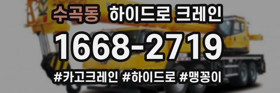 수곡동 하이드로 크레인